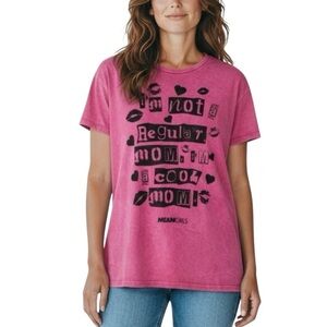 Mean Girls Cool Mom Hot Pink Graphic T-Shirt XL